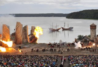 Naturbühne Ralswiek in Action, © Störtebeker Festspiele Rügen