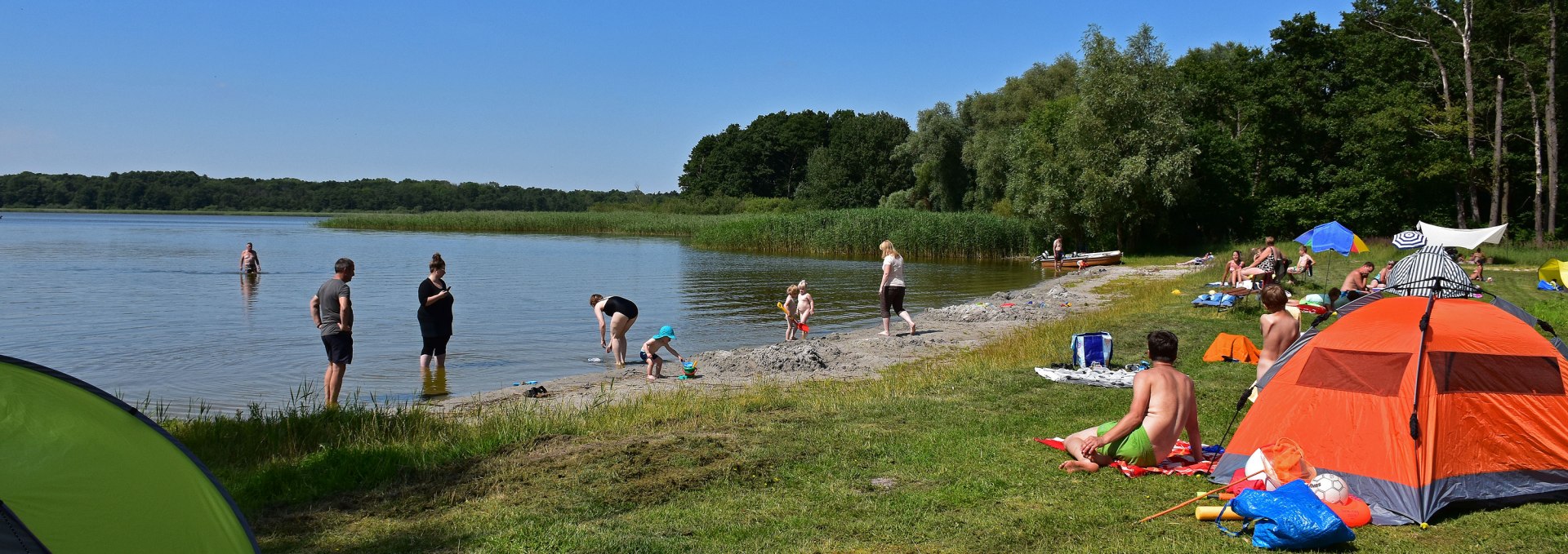 Campingplatzeigener Strand, © Campingpark Seedorf