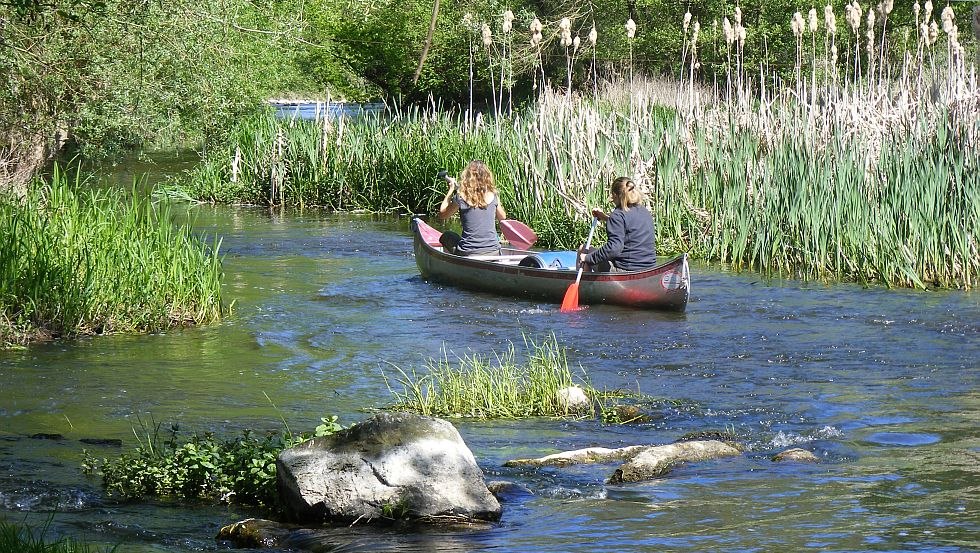 Die Warnow in Eickhof, © Naturdorf Eickhof/Brit Kulla